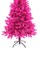 5ft Pink Canadian Pine Christmas Tree with Hinged Branches and Metal Stand